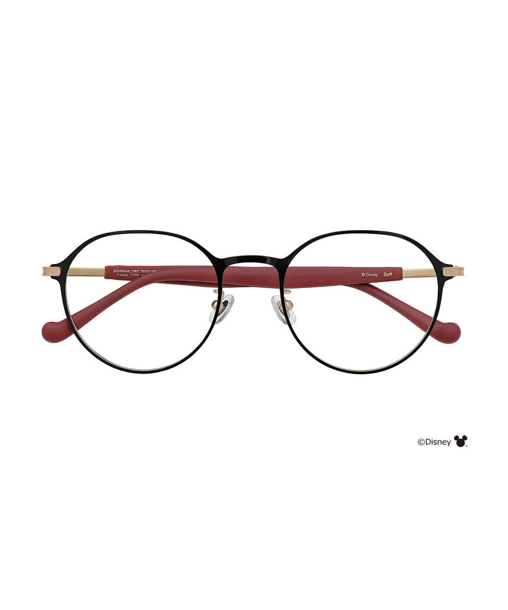  「Disney Collection created by Zoff &rdquo;PASTEL&rdquo; ミッキーマウス メガネ くすみパステルカラー ﾚﾝｽﾞ交換券付」|メガネ|