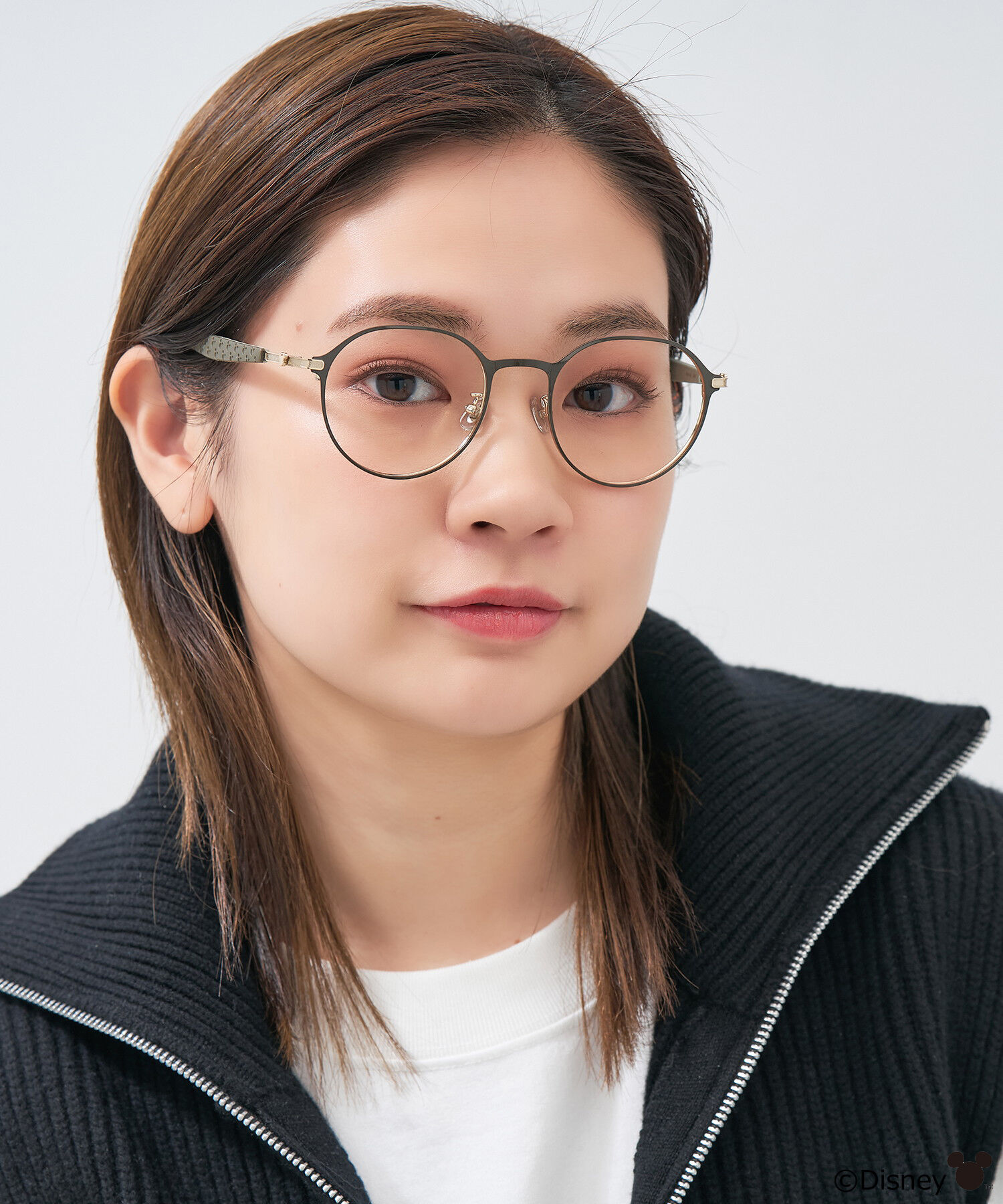  「Disney Collection created by Zoff &rdquo;PASTEL&rdquo; ミッキーマウス メガネ くすみパステルカラー ﾚﾝｽﾞ交換券付」|メガネ|