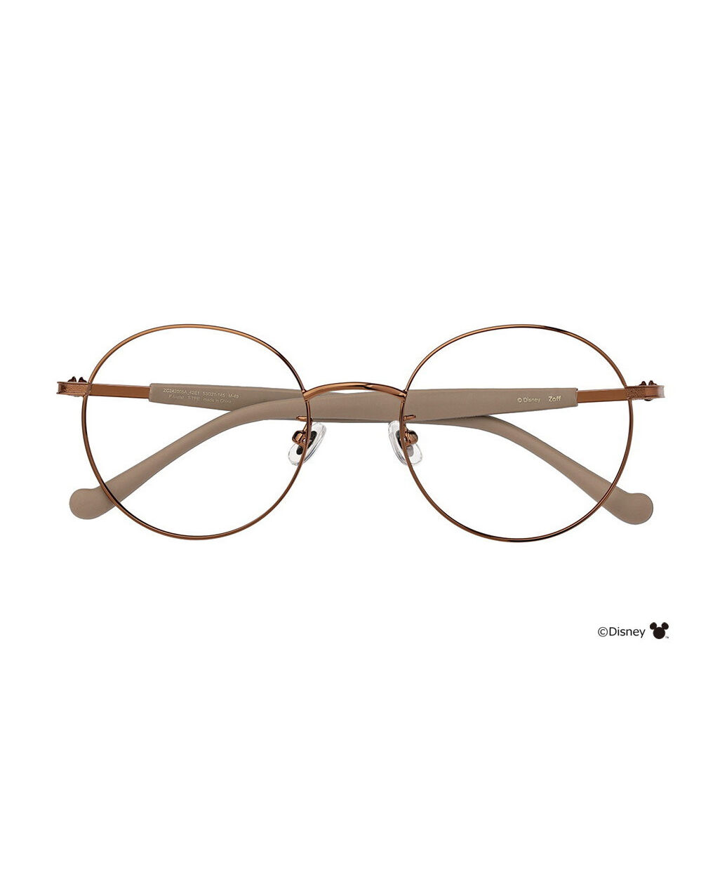  「Disney Collection created by Zoff &rdquo;PASTEL&rdquo; ミニーマウス メガネ くすみパステルカラー ﾚﾝｽﾞ交換券付」|メガネ|