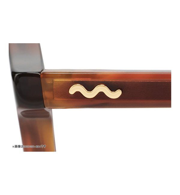  「Zoff｜Kirimaru ボストン型 メガネ   伊達メガネ｜うねうね 波型 小顔効果 レンズ交換券付」|メガネ|