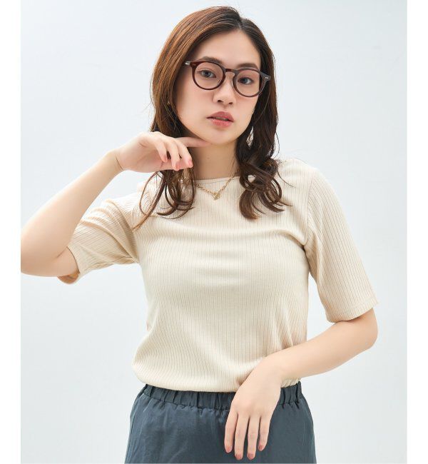  「Zoff｜Kirimaru ボストン型 メガネ   伊達メガネ｜うねうね 波型 小顔効果 レンズ交換券付」|メガネ|