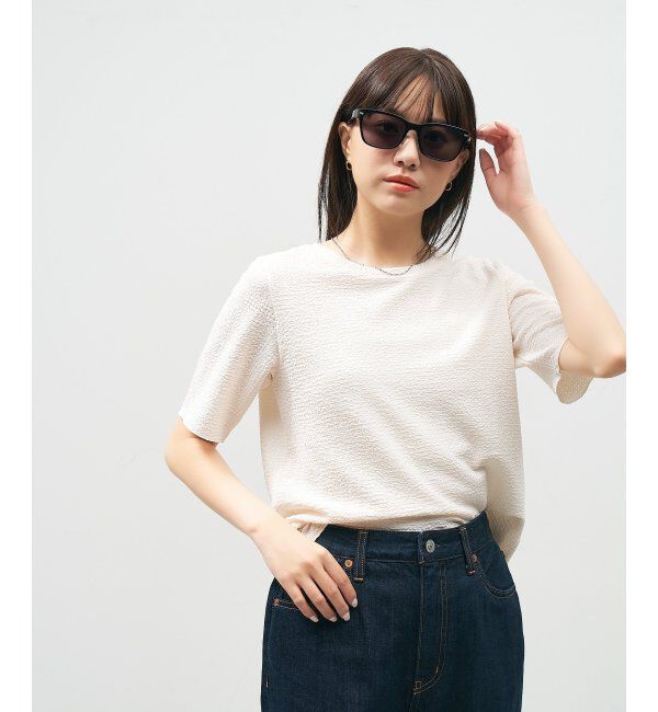  「Zoff｜STUDIO SEVEN｜ウェリントン型 サングラス 【CLAP CLICK搭載】 カラーレンズ｜紫外線防止 UVカット」|サングラス|