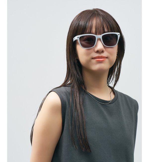  「Zoff｜STUDIO SEVEN｜ウェリントン型 サングラス 【CLAP CLICK搭載】 カラーレンズ｜紫外線防止 UVカット」|サングラス|