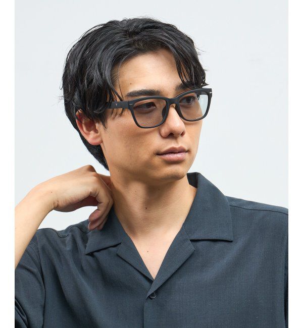  「Zoff｜STUDIO SEVEN｜ウェリントン型 サングラス 【CLAP CLICK搭載】 カラーレンズ｜紫外線防止 UVカット」|サングラス|