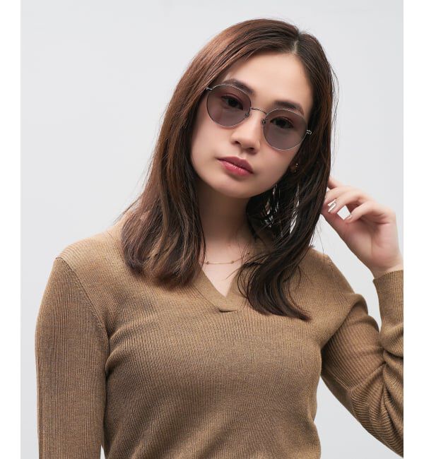  「SUNCUTGlasses/UV100%CUT ボストン型 サングラス メタルフレーム｜UVカット 紫外線対策｜ユニセックス__」|サングラス|