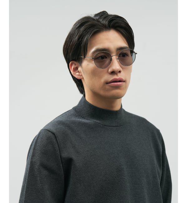  「SUNCUTGlasses/UV100%CUT ボストン型 サングラス メタルフレーム｜UVカット 紫外線対策｜ユニセックス__」|サングラス|