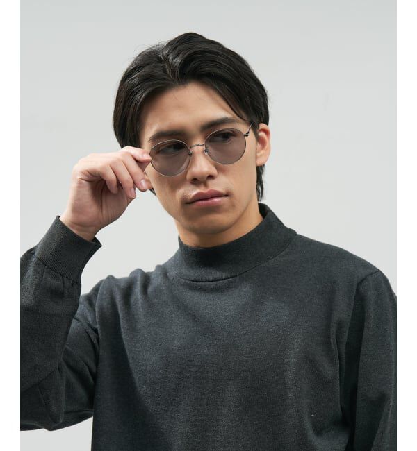  「SUNCUTGlasses/UV100%CUT ボストン型 サングラス メタルフレーム｜UVカット 紫外線対策｜ユニセックス__」|サングラス|