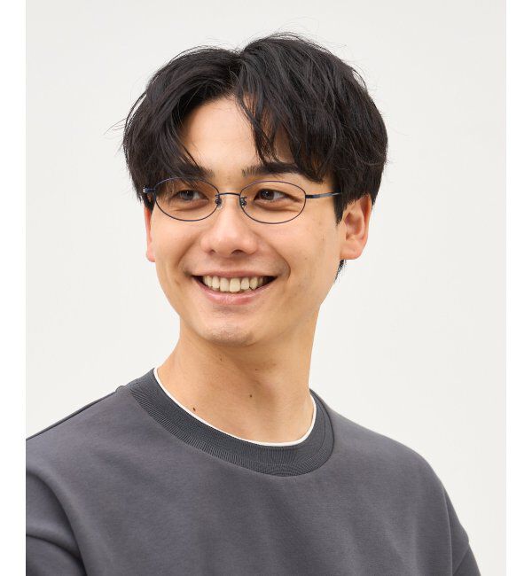  「オーバル型 メガネ 軽量 チタン｜大人可愛い｜伊達メガネ 度付きメガネ｜ビジネス レンズ交換券付」|メガネ|