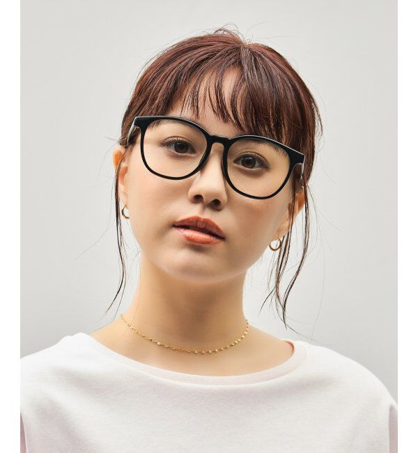  「SUNCUTGlasses/UV100%CUT クリアレンズサングラス クリアUV100%  ビッグシェイプ  紫外線対策__UVカット」|サングラス|