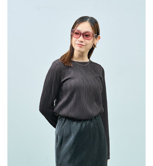  「ウェリントン型 サングラス ラバーテンプル ズレ落ち防止 ｜ カラーレンズ ｜ 紫外線対策 UVカット  」|サングラス|