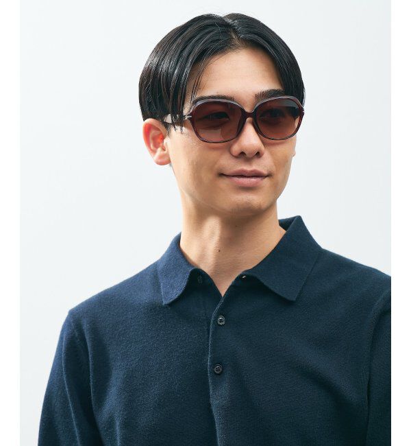  「ウェリントン型 サングラス ラバーテンプル ズレ落ち防止 ｜ カラーレンズ ｜ 紫外線対策 UVカット  」|サングラス|