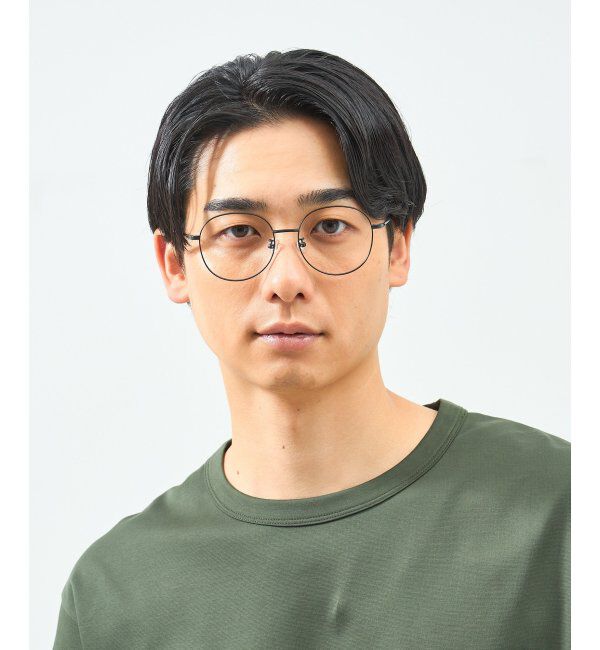  「Zoff｜takashi kumagai ボストン型 メガネ メタルフレーム｜ 伊達メガネ 度付きメガネ  レンズ交換券付」|メガネ|