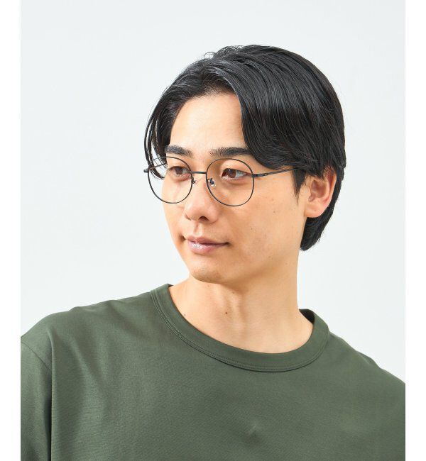  「Zoff｜takashi kumagai ボストン型 メガネ メタルフレーム｜ 伊達メガネ 度付きメガネ  レンズ交換券付」|メガネ|