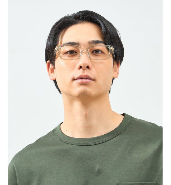  「Zoff｜takashi kumagai ウェリントン型 メガネ 横長フレーム｜伊達メガネ 度付きメガネ  レンズ交換券付」|メガネ|