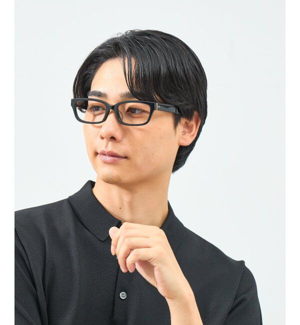  「Zoff｜takashi kumagai ウェリントン型 メガネ 横長フレーム｜伊達メガネ 度付きメガネ  レンズ交換券付」|メガネ|