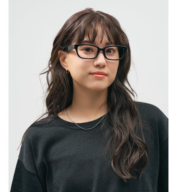 「Zoff｜takashi kumagai ウェリントン型 メガネ 横長フレーム｜伊達メガネ 度付きメガネ  レンズ交換券付」|メガネ|