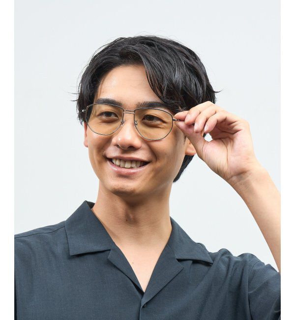 「Zoff｜takashi kumagai ウェリントン型 サングラス メタルフレーム｜ツーブリッジ｜紫外線対策 UVカット  」|サングラス|