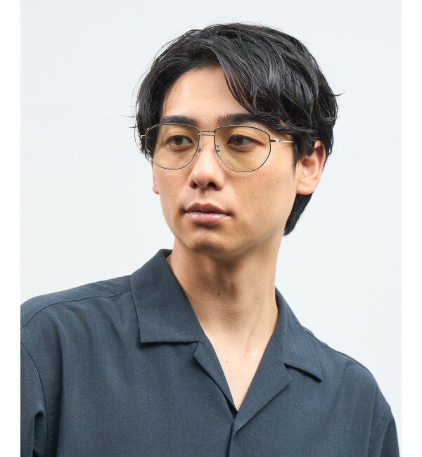  「Zoff｜takashi kumagai ウェリントン型 サングラス メタルフレーム｜ツーブリッジ｜紫外線対策 UVカット  」|サングラス|