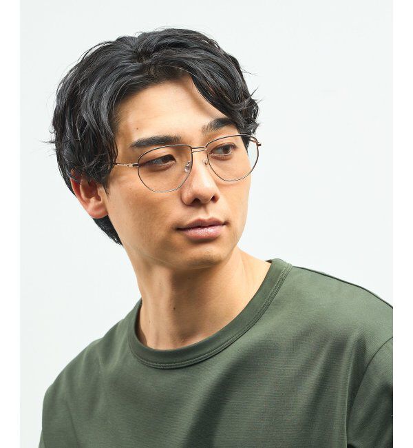  「Zoff｜takashi kumagai ウェリントン型 サングラス メタルフレーム｜ツーブリッジ｜紫外線対策 UVカット  」|サングラス|