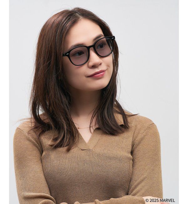  「MARVEL COLLECTION デッドプール & ウルヴァリン  ウェリントン型 サングラス | 紫外線対策 UVカット  」|サングラス|