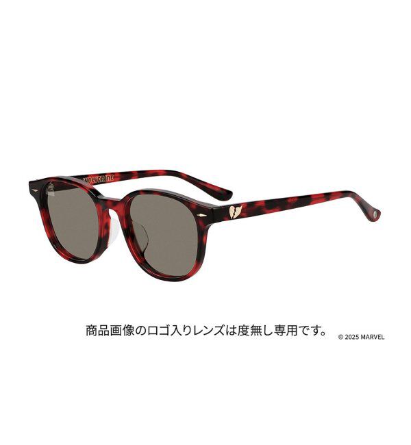  「MARVEL COLLECTION デッドプール & ウルヴァリン  ウェリントン型 サングラス | 紫外線対策 UVカット  」|サングラス|