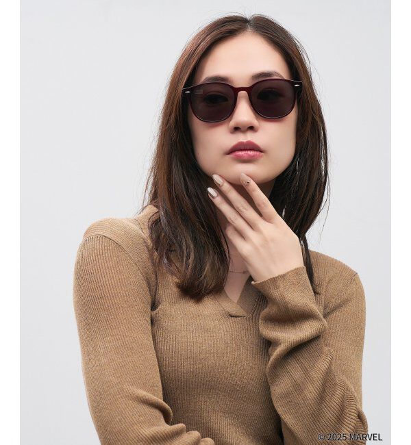  「MARVEL COLLECTION デッドプール & ウルヴァリン  ウェリントン型 サングラス | 紫外線対策 UVカット  」|サングラス|