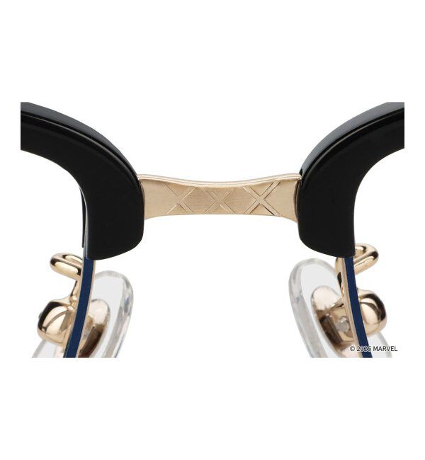  「MARVEL COLLECTION【ウルヴァリン モデル】 スクエア型 メガネ | 伊達メガネ 度付き   レンズ交換券付」|メガネ|