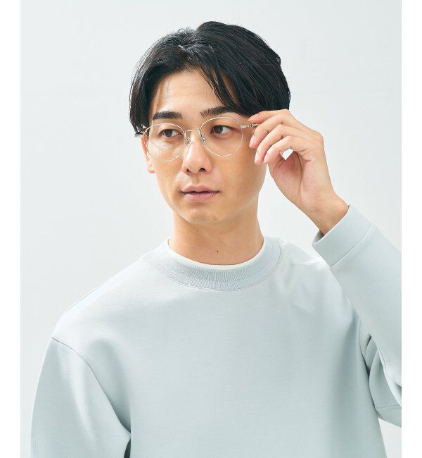  「Zoff｜TRAD メガネ | メタルフレーム 伊達メガネ 度付き 読書 ビジネス   レンズ交換券付」|メガネ|