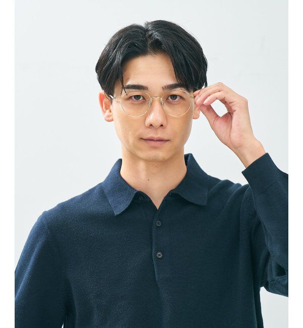  「Zoff｜TRAD メガネ | メタルフレーム 伊達メガネ 度付き 読書 ビジネス   レンズ交換券付」|メガネ|