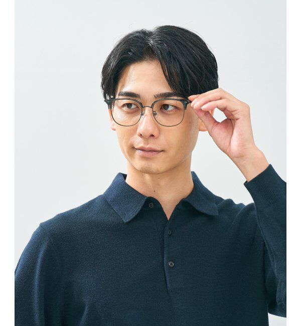  「Zoff｜CLASSIC メガネ | サーモント グランパコア 伊達メガネ 度付き 読書 ビジネス   レンズ交換券付」|メガネ|