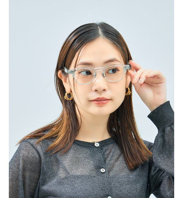  「Zoff｜UNITED ARROWS メガネ | [Luxe] 伊達メガネ 度付き ユナイテッドアローズ   レンズ交換券付」|メガネ|