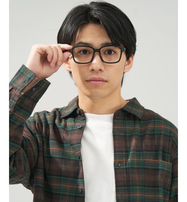  「 ウェリントン型 メガネ | 黒縁フレーム 伊達めがね 度付きユニセックス 読書  CLASSIC  レンズ交換券付」|メガネ|