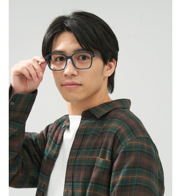  「 ウェリントン型 メガネ | 黒縁フレーム 伊達めがね 度付きユニセックス 読書  CLASSIC  レンズ交換券付」|メガネ|