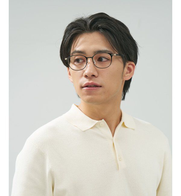  「ウェリントン型 メガネ | ラバーテンプル 伊達メガネ 度付きメガネ  Zoff｜FASHION  レンズ交換券付」|メガネ|