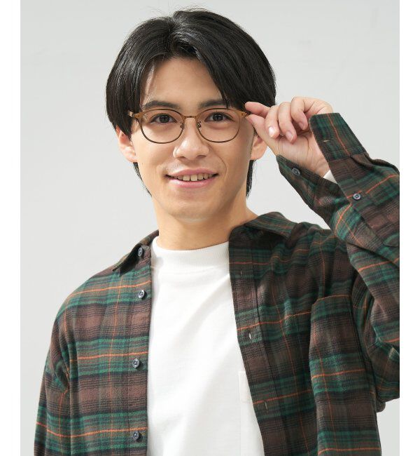  「ウェリントン型 メガネ | ラバーテンプル 伊達メガネ 度付きメガネ  Zoff｜FASHION  レンズ交換券付」|メガネ|