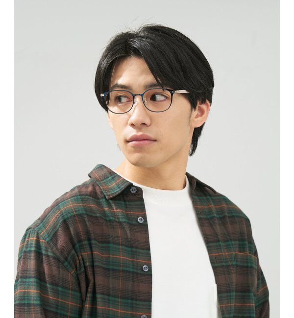  「ウェリントン型 メガネ | ラバーテンプル 伊達メガネ 度付きメガネ  Zoff｜FASHION  レンズ交換券付」|メガネ|