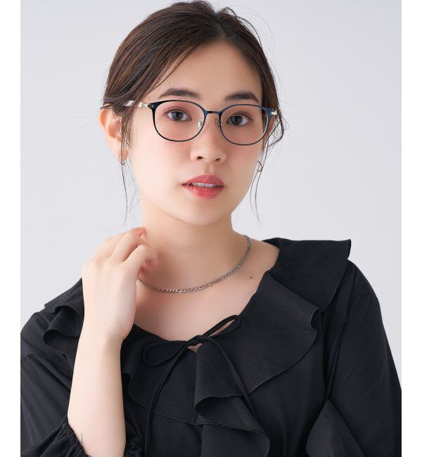  「ウェリントン型 メガネ | ラバーテンプル 伊達メガネ 度付きメガネ  Zoff｜FASHION  レンズ交換券付」|メガネ|