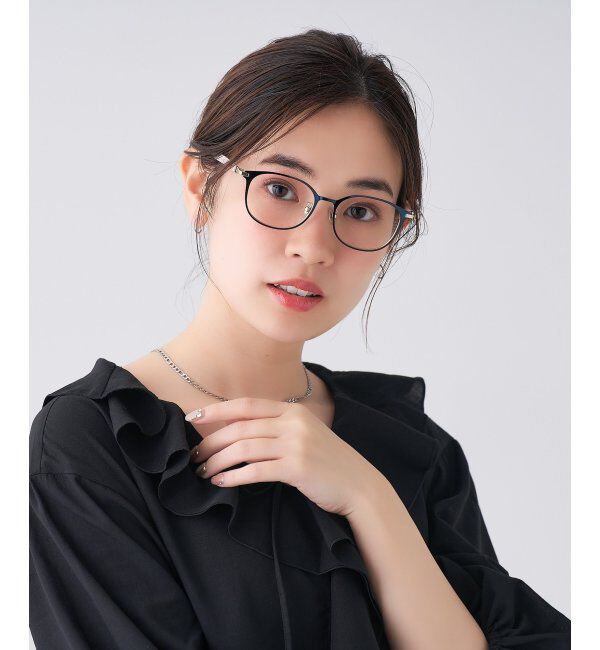  「ウェリントン型 メガネ | ラバーテンプル 伊達メガネ 度付きメガネ  Zoff｜FASHION  レンズ交換券付」|メガネ|