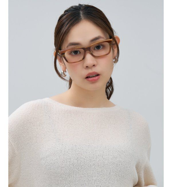  「ウェリントン型 メガネ | マツケリ MAZZUCCHELLI｜ 太縁フレーム 伊達・度付き眼鏡  レンズ交換券付」|メガネ|