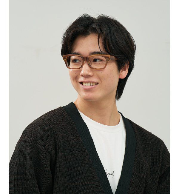  「ウェリントン型 メガネ | マツケリ MAZZUCCHELLI｜ 太縁フレーム 伊達・度付き眼鏡  レンズ交換券付」|メガネ|