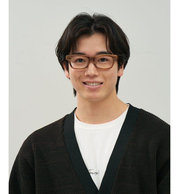  「ウェリントン型 メガネ | マツケリ MAZZUCCHELLI｜ 太縁フレーム 伊達・度付き眼鏡  レンズ交換券付」|メガネ|