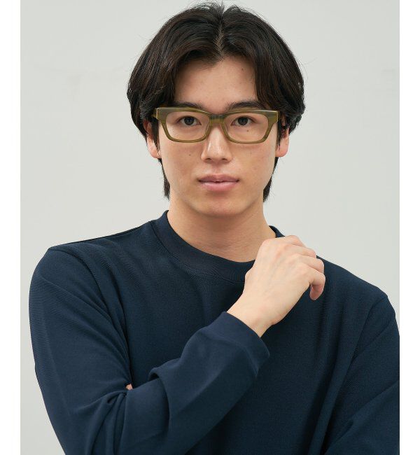  「ウェリントン型 メガネ | マツケリ MAZZUCCHELLI｜ 太縁フレーム 伊達・度付き眼鏡  レンズ交換券付」|メガネ|