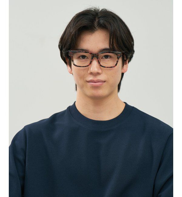  「ウェリントン型 メガネ | マツケリ MAZZUCCHELLI｜ 太縁フレーム 伊達・度付き眼鏡  レンズ交換券付」|メガネ|