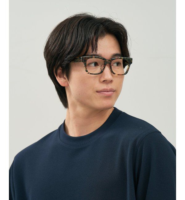  「ウェリントン型 メガネ | マツケリ MAZZUCCHELLI｜ 太縁フレーム 伊達・度付き眼鏡  レンズ交換券付」|メガネ|