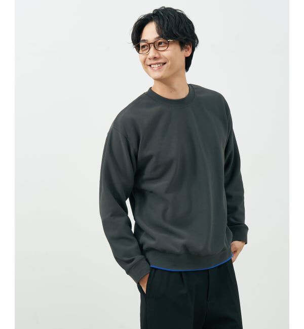  「ウェリントン型 メガネ | レザー調 ラバーテンプル ズレ落ち防止 眼鏡 伊達・度付き眼鏡  レンズ交換券付」|メガネ|