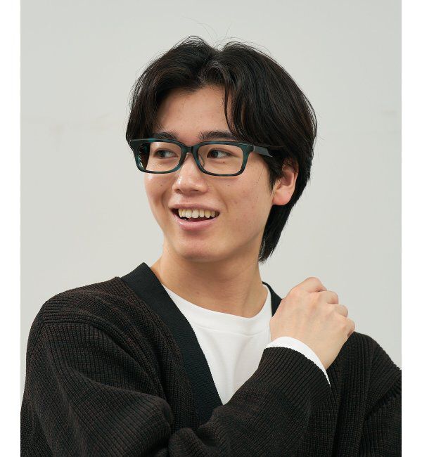  「ウェリントン型 メガネ | マツケリ MAZZUCCHELLI｜ 横長 伊達・度付き眼鏡 ユニセックス  レンズ交換券付」|メガネ|