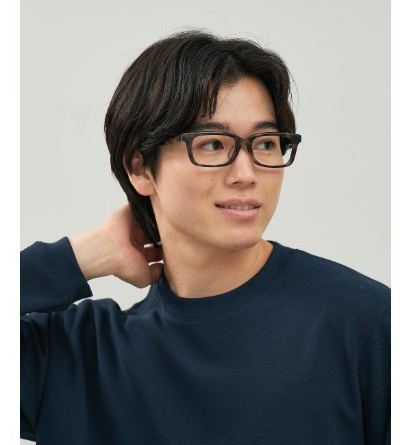  「ウェリントン型 メガネ | マツケリ MAZZUCCHELLI｜ 横長 伊達・度付き眼鏡 ユニセックス  レンズ交換券付」|メガネ|