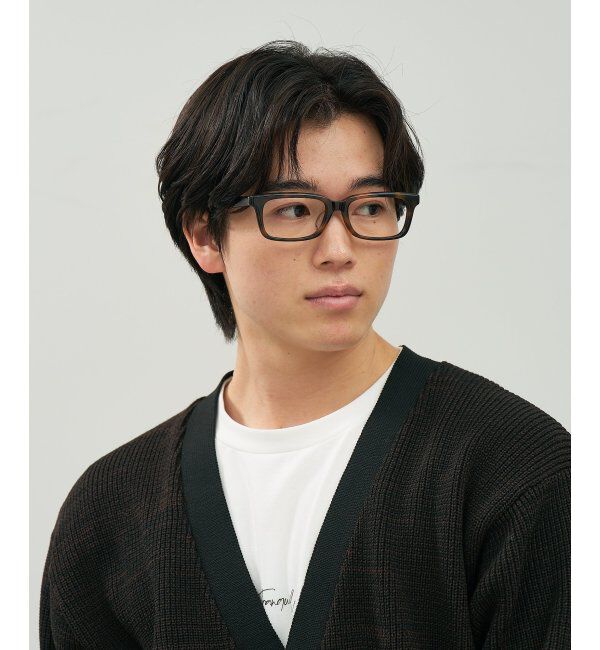  「ウェリントン型 メガネ | マツケリ MAZZUCCHELLI｜ 横長 伊達・度付き眼鏡 ユニセックス  レンズ交換券付」|メガネ|