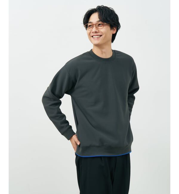  「オーバル型 メガネ | レザー調 ラバーテンプル ズレ落ち防止 眼鏡 伊達・度付き眼鏡  レンズ交換券付」|メガネ|