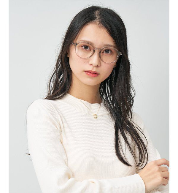  「ボストン型 メガネ | クラウンパント 軽量 伊達めがね・度付き ユニセックス Zoff  レンズ交換券付」|メガネ|